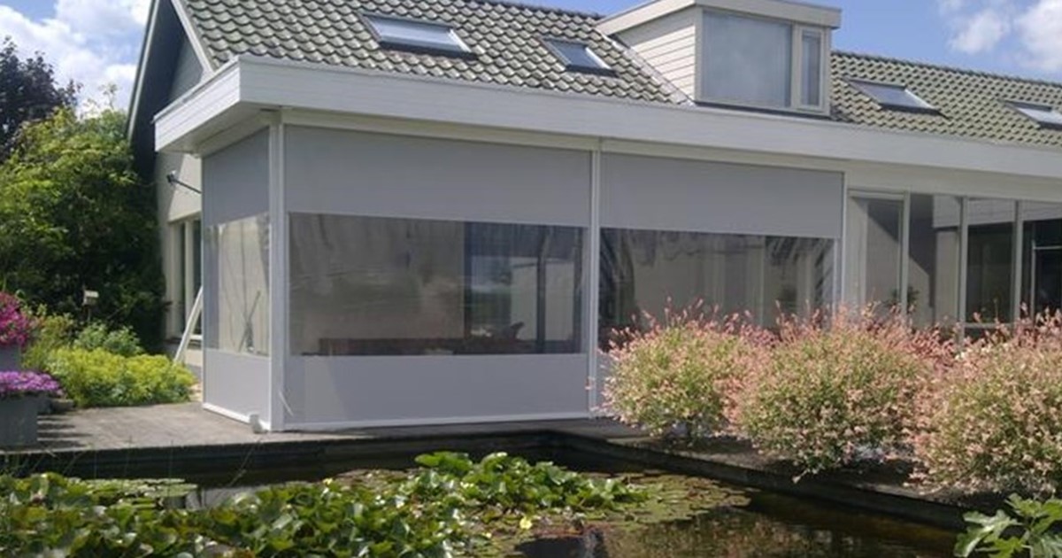 Transparante screens windvast door Ambiance Nijmegen Transparante screens windvast door Ambiance Nijmegen